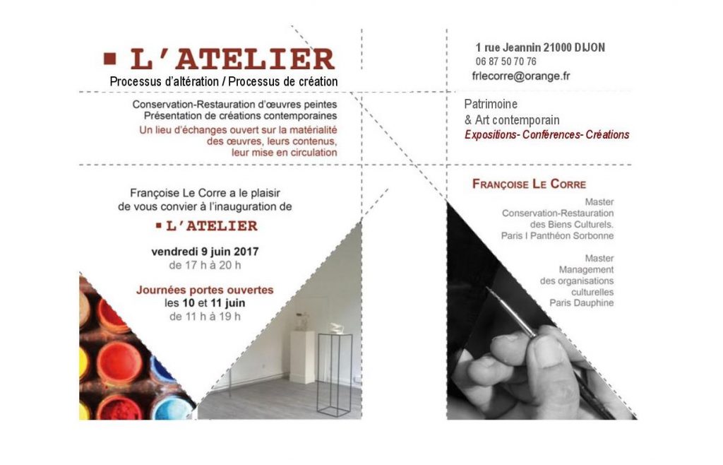 Invitation Dijon L'Atelier